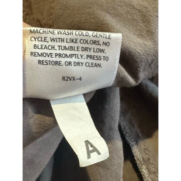 Eileen Fisher Sz 8 Linen Viscose Straight Leg Trouser Stretch Slacks Full Length - Picture 6 of 12